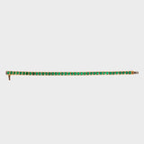 Emerald Bezel Bracelet