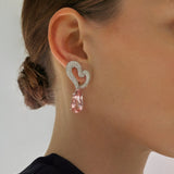 Maria Twisted Diamond Earrings