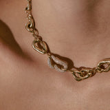 Maria Graduated Gold Choker Chain