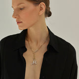 Heavy Circle Chain Necklace