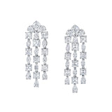 Cascade Mixed Diamond Earrings