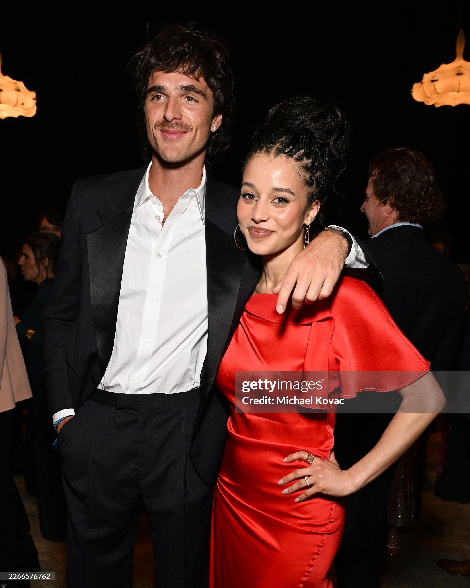 Chase Infiniti wearing our wave diamond ring attending the Annual Night Before Oscars Party in Los Angeles