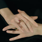 Catalina Triple Coil Ring