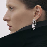 Cascade Mixed Diamond Earrings