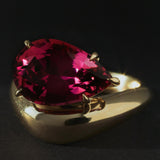 One-Of-A-Kind Magenta Tourmaline Ring