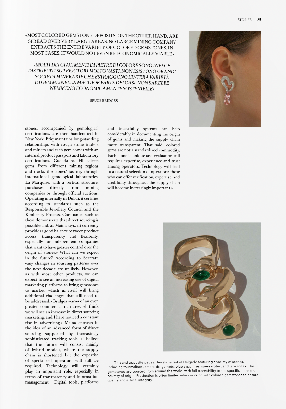 Isabel Delgado featured and quoted in the April 2026 issue of VO+ Magazine