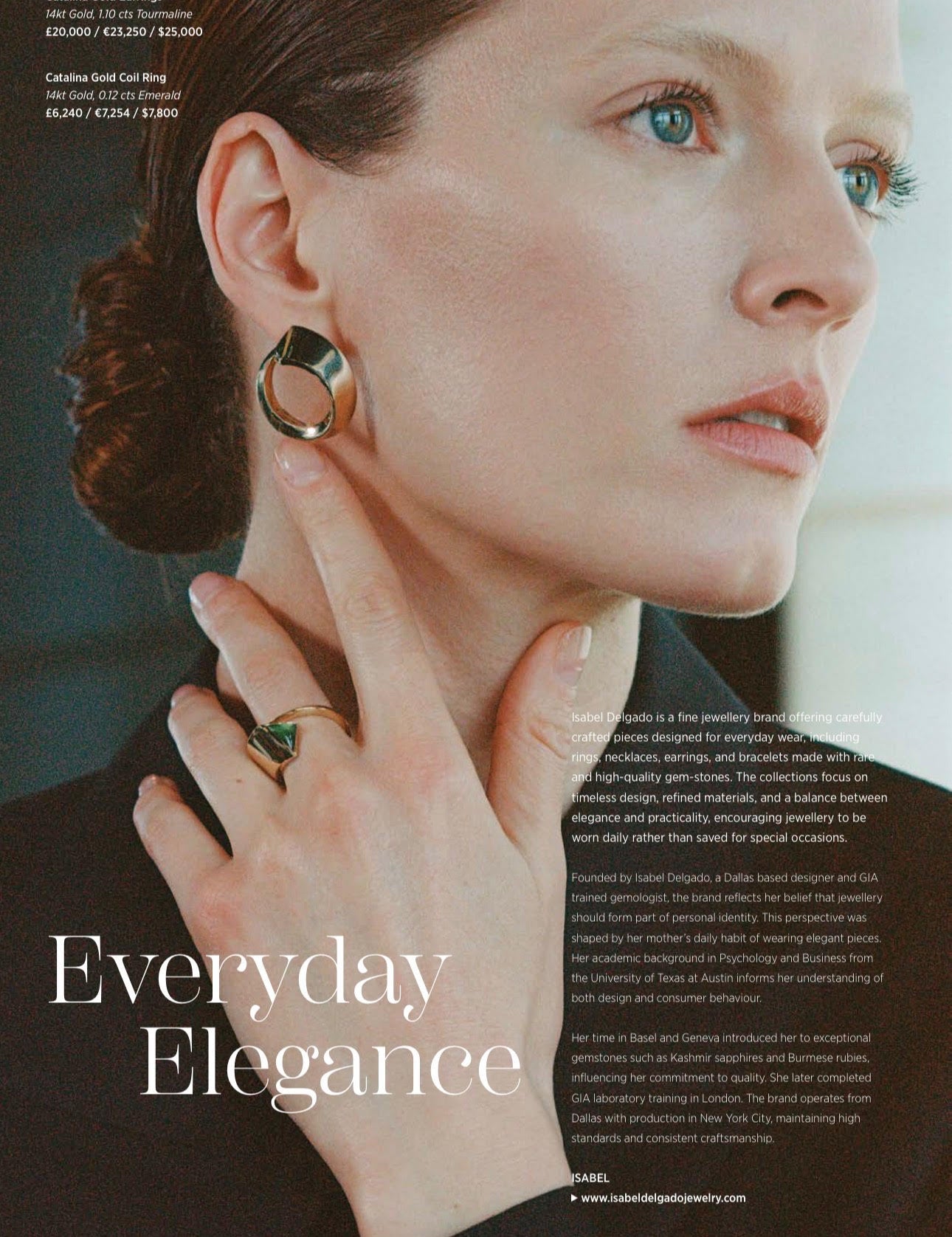 Isabel Delgado featured in the recent issue of International Property & Travel.