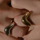 Maria Gold Wave Ring
