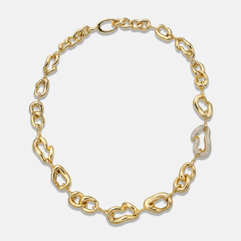 Maria Graduated Gold Choker Chain