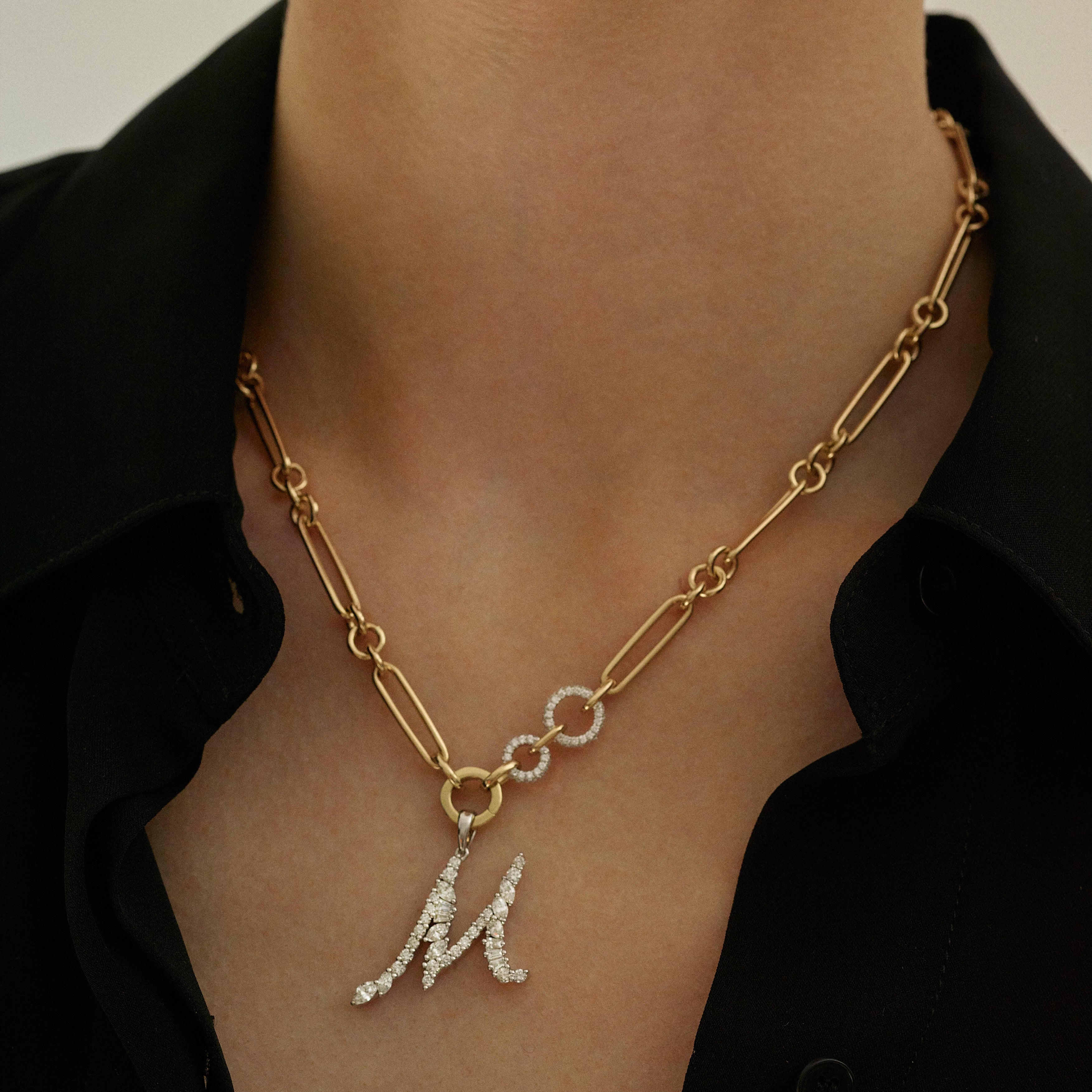 Heavy Circle Chain Necklace