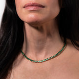 Emerald Bezel Necklace
