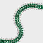 emerald and diamond necklace